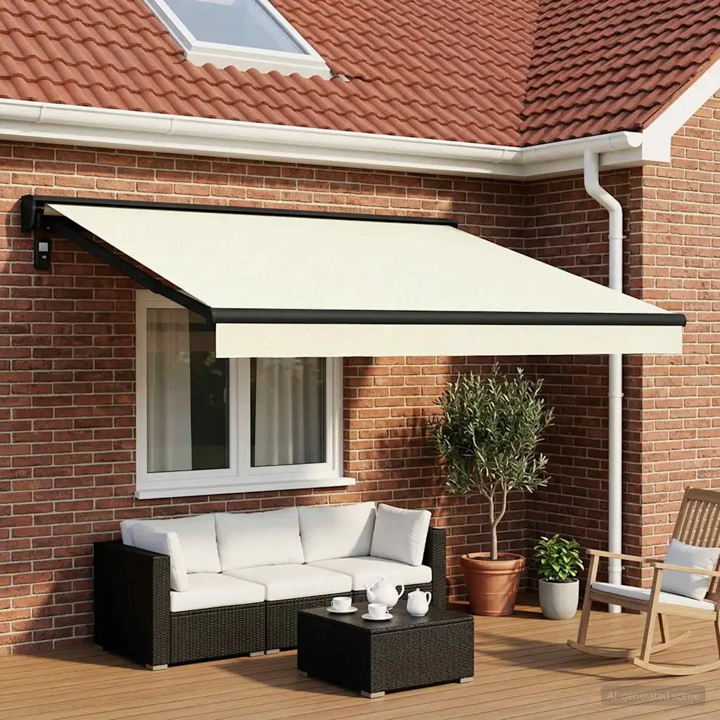 Telo di ricambio per tenda da sole Crema 450 × 300 cm