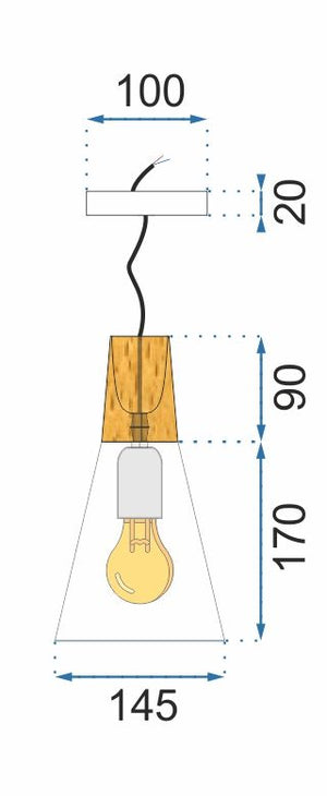 Lampada Da Soffitto Scandi B Bianca
