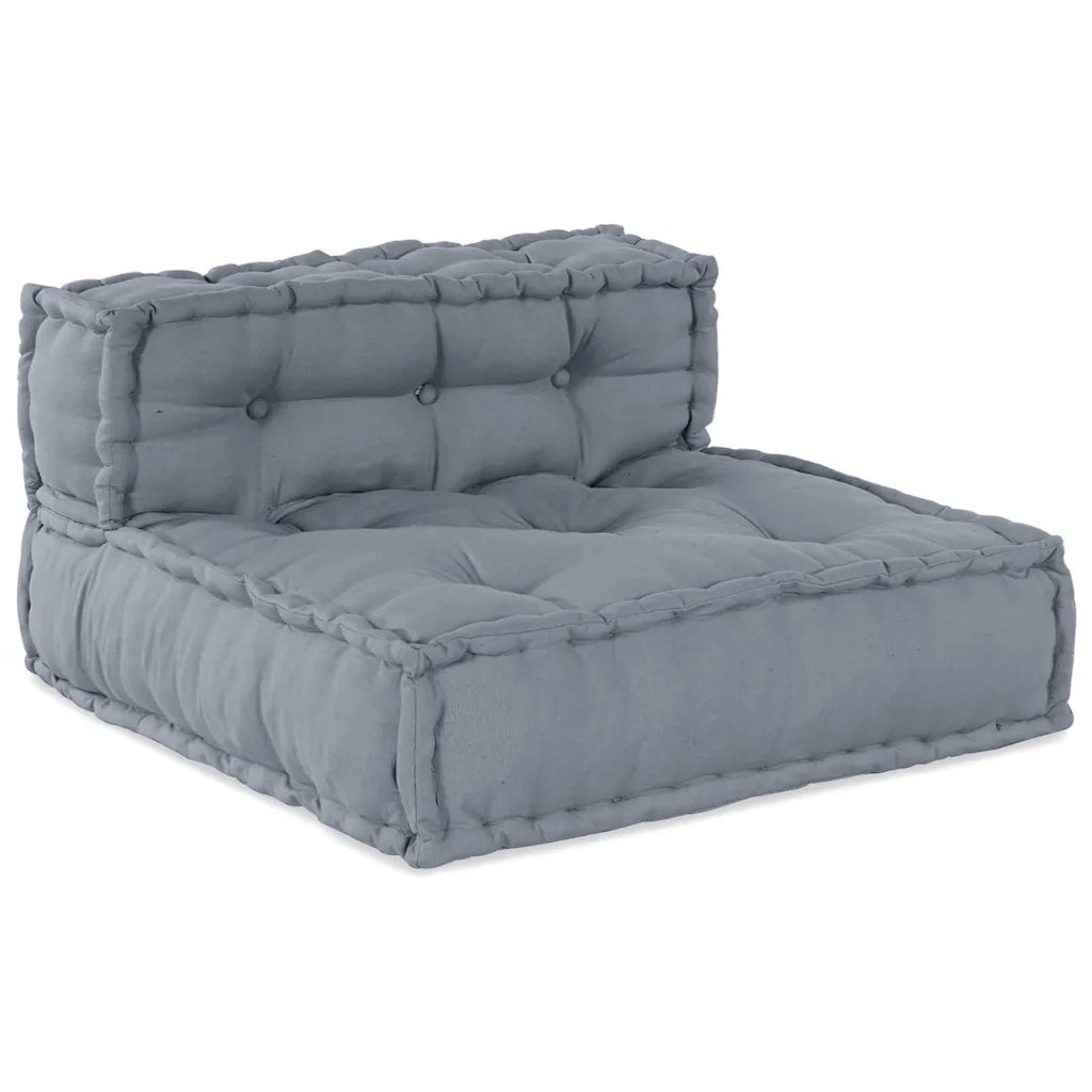 Unità di Divano Modulare Grigio 70 x 70 x 56 cm Tessuto 4019046