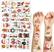 Decorazioni per Natale a luce emozionale - 20 fogli - Sicurezza e non tossico - Regali di Natale - Materiale per calendari dell'Avvento - Temi festivi - Sticker per Natale