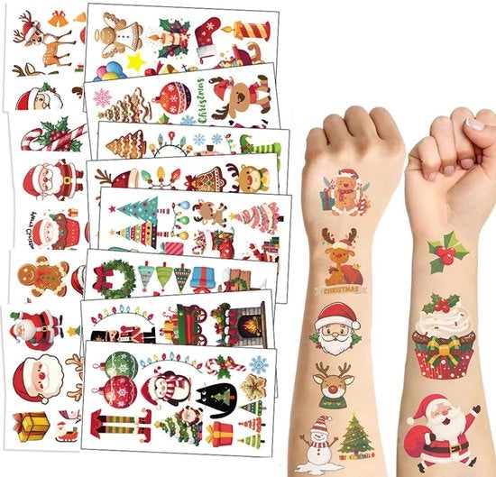 Decorazioni per Natale a luce emozionale - 20 fogli - Sicurezza e non tossico - Regali di Natale - Materiale per calendari dell'Avvento - Temi festivi - Sticker per Natale