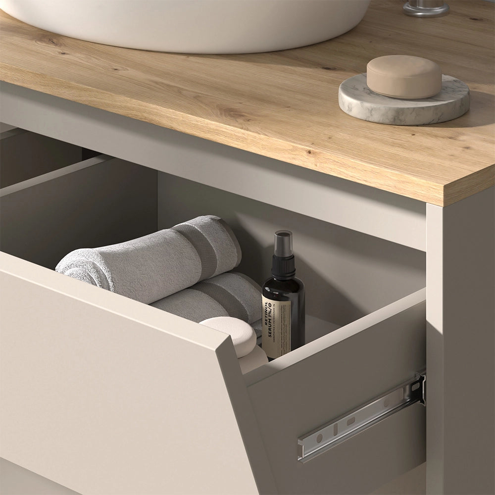 Vicco Mobile sottolavabo per bagno Cachemire 100 x 50 cm con 2 cassetti