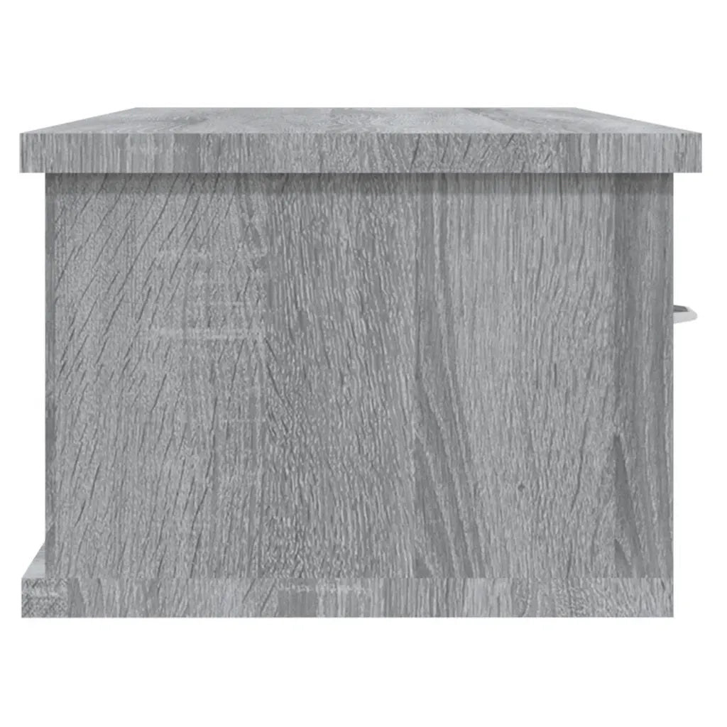 Mobile a Muro Grigio Sonoma 88x26x18,5 cm in Legno Multistrato 815082