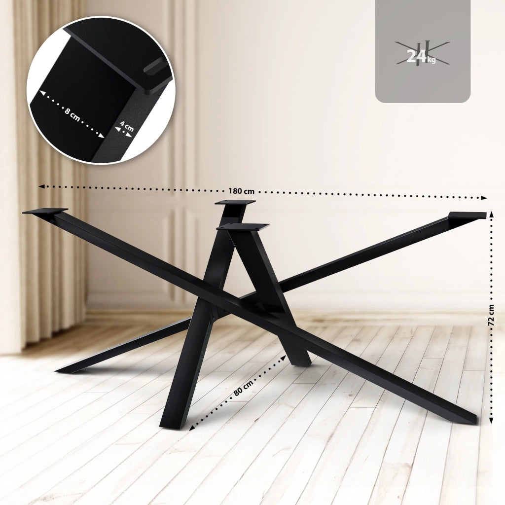 Gambe tavolo Finney 180x80x72 1