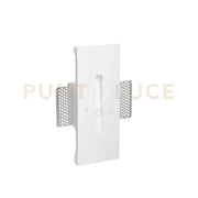 INCASSO LED ELLE IN GESSO VERNICIABILE 1,5W 100LM 4000K DRIVER NON INCLUSO 200X80X40MM