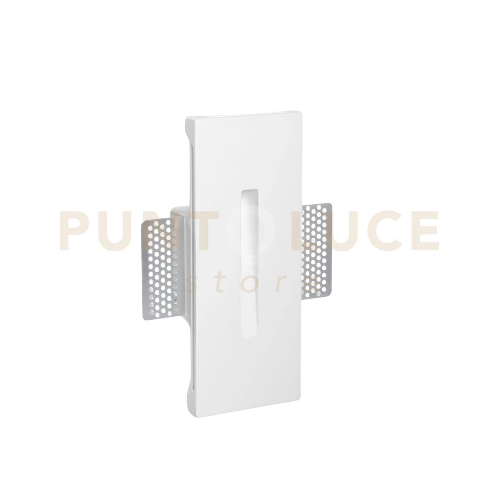 INCASSO LED ELLE IN GESSO VERNICIABILE 1,5W 100LM 4000K DRIVER NON INCLUSO 200X80X40MM