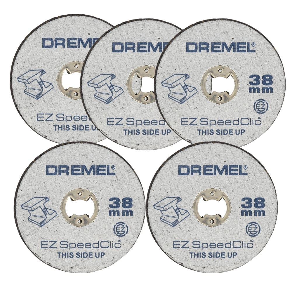 Dischi Dremel da Taglio per Metallo Acciaio Argento 38 mm SC456 B Formato: Set 5 Dischi