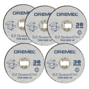 Dischi Dremel da Taglio per Metallo Acciaio Argento 38 mm SC456 B Formato: Set 5 Dischi