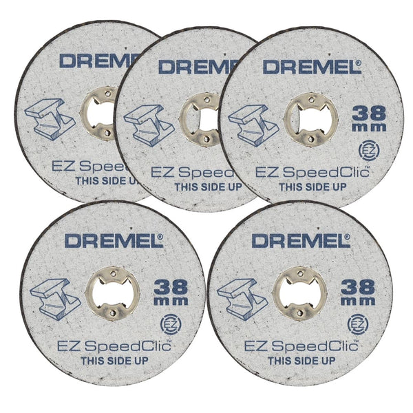Dischi Dremel da Taglio per Metallo Acciaio Argento 38 mm SC456 B Formato: Set 5 Dischi