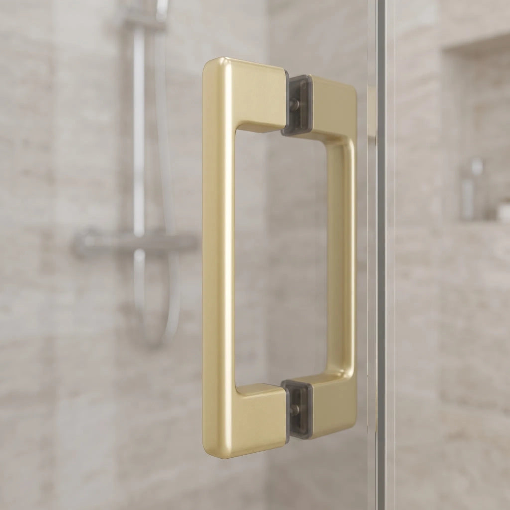 Maniglia Per Porta Doccia Rea 02 Brushed Gold