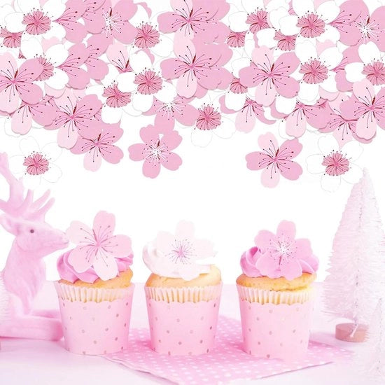 Decorazione per torta in forma di farfalla commestibile - Decorazione per cupcake per compleanni - Decorazione per matrimoni e feste in forma di farfalla - Set da 60 pezzi
