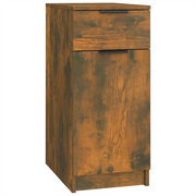 Mobile da ufficio in legno composito effetto rovere affumicato 33,5 x 50 x 75 cm pratico contenitore design moderno 02_0048309