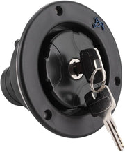 Tappo di serbatoio acqua con 2 chiavi - Impermeabile - Per caravan/motorhome - Materiale plastico di alta qualità - Spessore 30-40 mm - Apertura di riempimento rapida - Tappo di serbatoio acqua