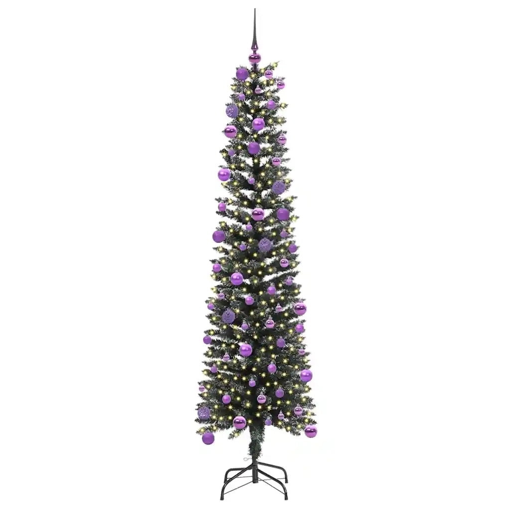 Albero di Natale artificiale con 300 LED Verde 180 cm 3395946