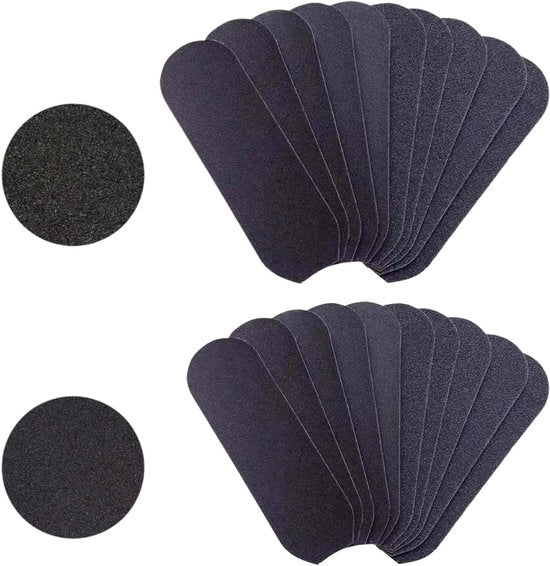 Set di Raspatelli e Raspatelle per Piedi - 100 Pezzi - Rimuovete le Scarsioni per Pelli Resistenti - Sostituzione della Carta Vetrata - Raspatella per Scarsioni - Cura dei Piedi