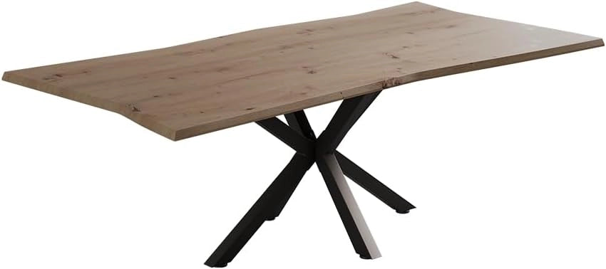 Tavolino da caffè Yan, Artigiano, 110 x 50 cm, con ripiano e struttura stabile
