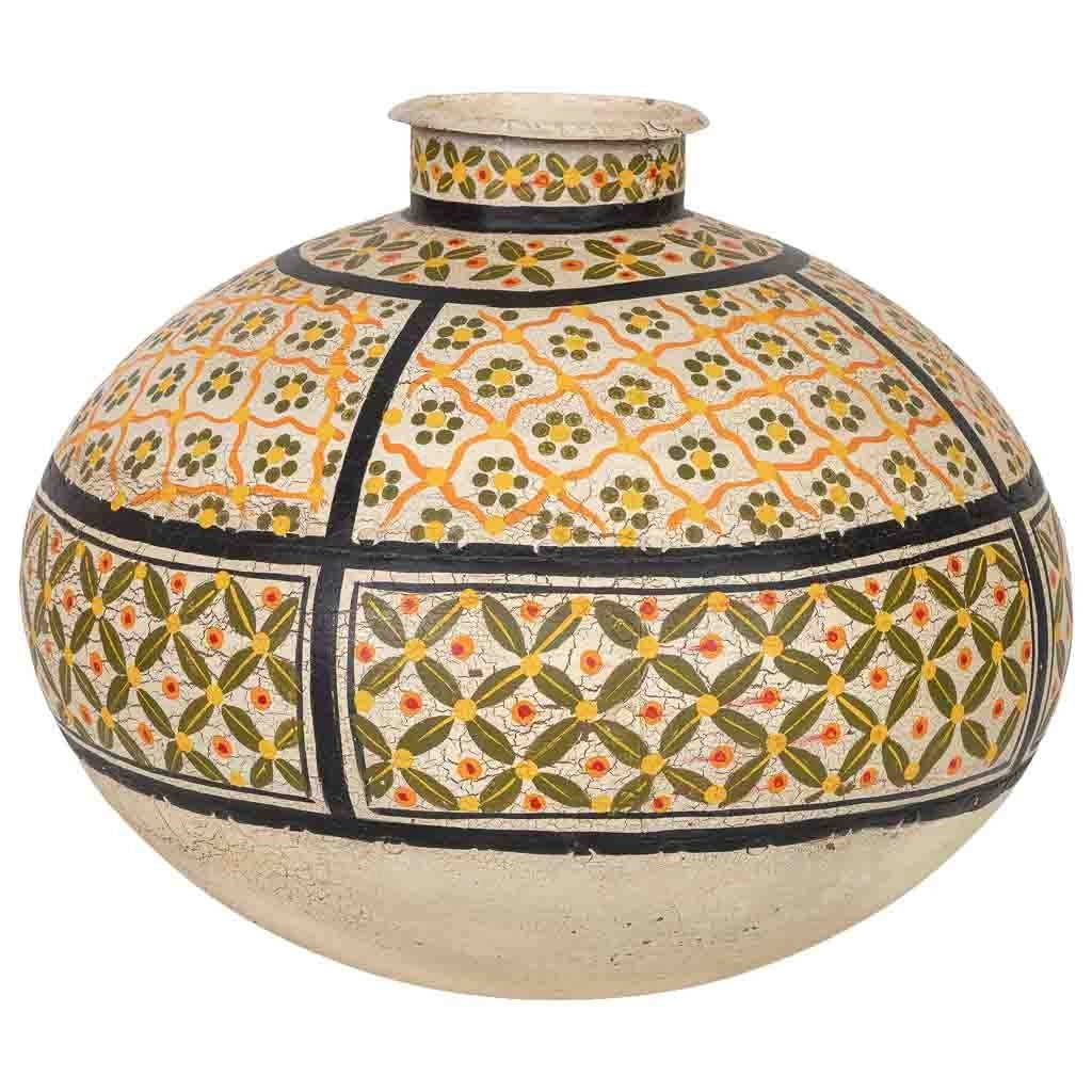 Vaso in ferro multicolore 35x35x32 cm