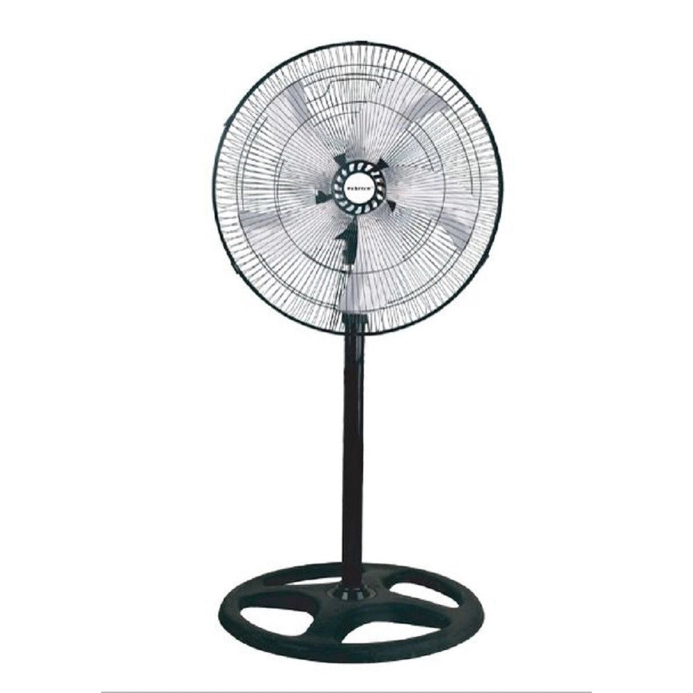 Trade Shop - Ventilatore A Piantana 5 Pale In Acciaio Regolabile Oscillante 3 Velocità Fs40-2 -