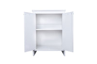 Mobile Lavanderia da Esterno 60x49x84 cm in PVC Bianco