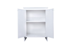 Mobile Lavanderia da Esterno 60x49x84 cm in PVC Bianco