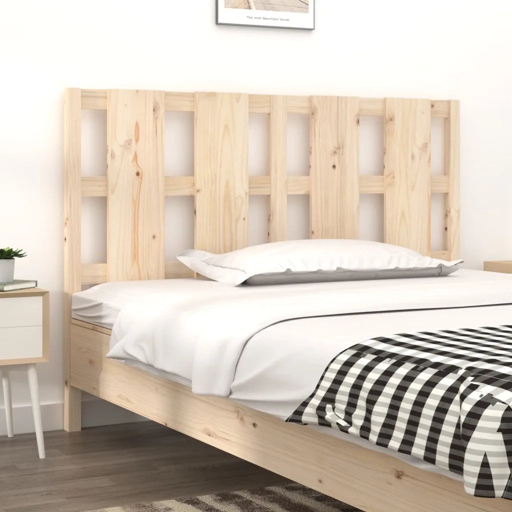 Testiera per Letto-Testata-Testiera Decorativa 145,5x4x100 cm Legno Massello di Pino 577580