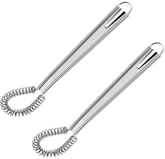Garanzia a vita per spirali in acciaio inossidabile, 20 cm, argento, 2 pezzi