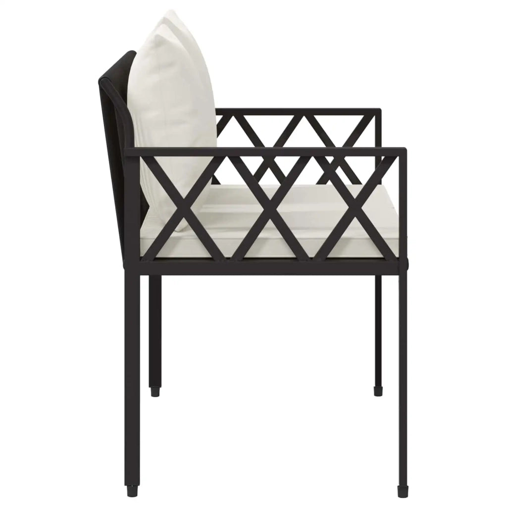 Panchine da esterno 2 -Seater 116 x 56 x 75 cm polyrattan 42025352