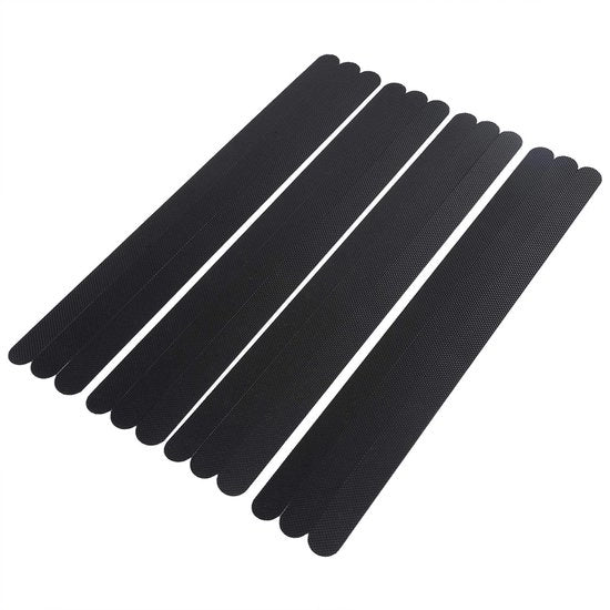 Strisce Antiscivolo - 12 pezzi - 14,96 x 0,78 Pollici - Adesivi Self-Adesivi - Adesivi per Bagno - 12 pezzi