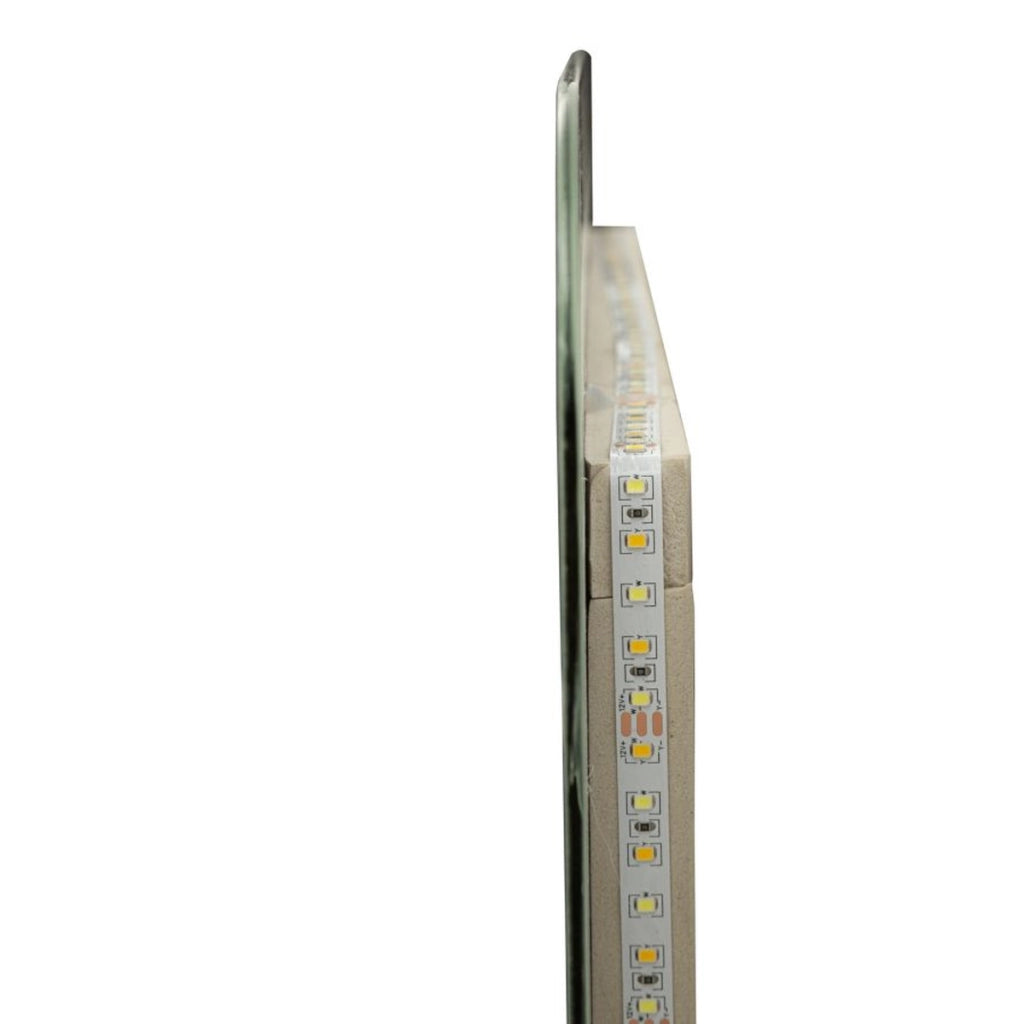 Specchio con LED VKH1058, Argento, Vetro, 60x3,5x80 cm