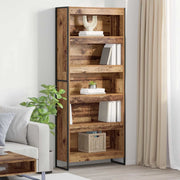 Armadio per Libri 2 pcs Legno vecchio 80 x 30 x 189,5 cm 3403014