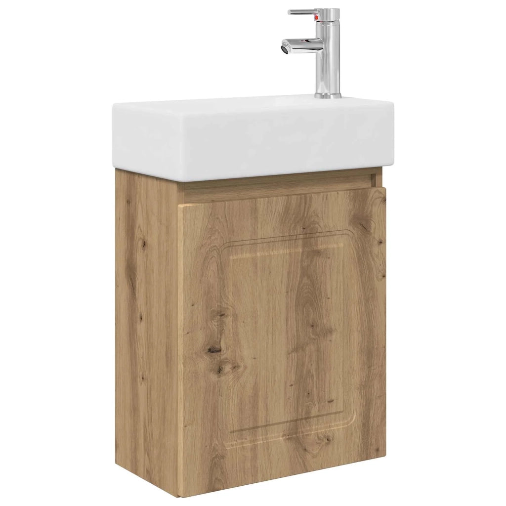 Mobile bagno con rubinetto Rovere Artigianale 889480