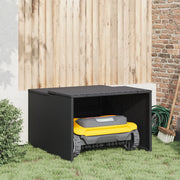 Garage per Robot Tosaerba Nero 86x90x52/57 cm in Polyrattan