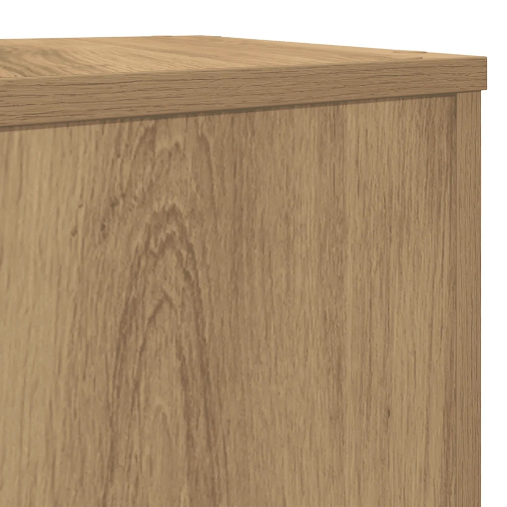 Supporti per Piante 2 pz Rovere 30x30x70 cm in Multistrato 852932