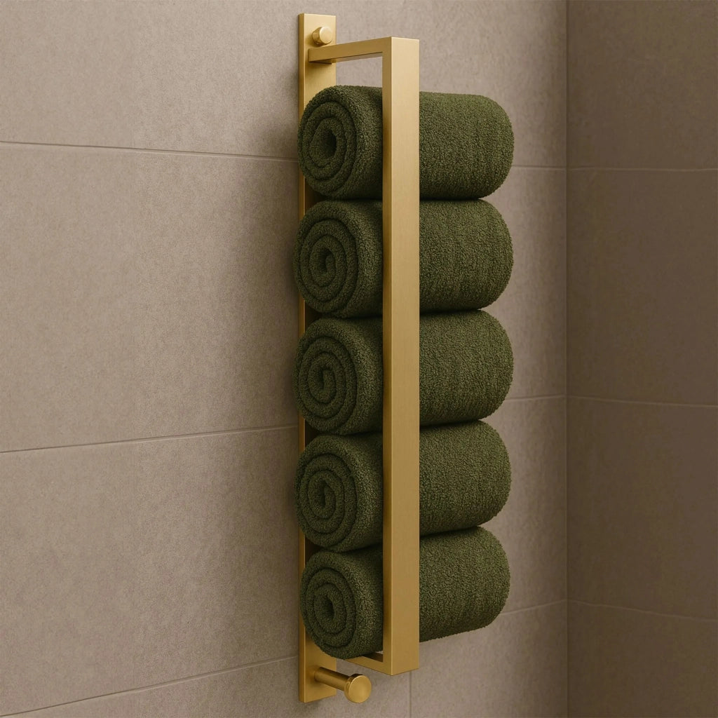 Portasciugamano Da Bagno Brush Gold