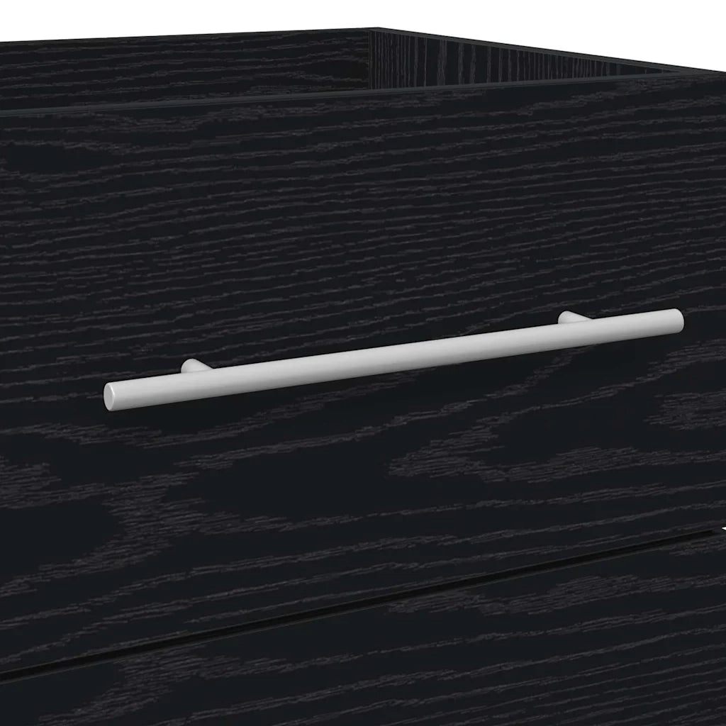 Armadio per Lavabo da Bagno Rovere Nero 41 x 38,5 x 48 cm 3415986