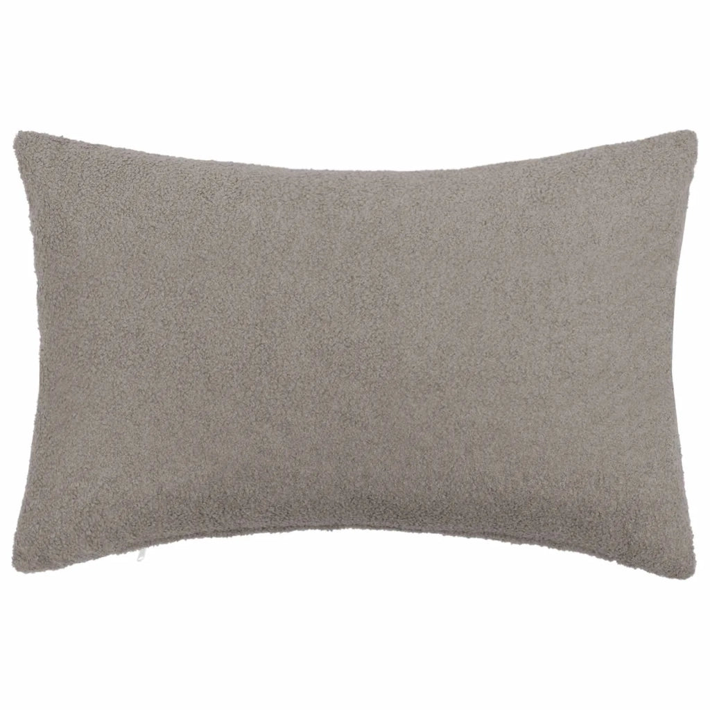 Federa 6 pcs HEERLEN Grigio Chiaro 30 x 50 cm Bouclé 907774