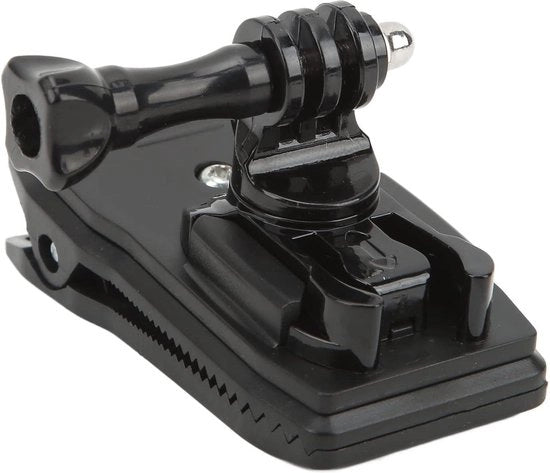 Zak per bagagli con chiusura rapida con attacco a schiena per azione - base di supporto rotante 360 gradi - compatibile con AKASO, OSMO - accessorio per fotocamera sportiva.