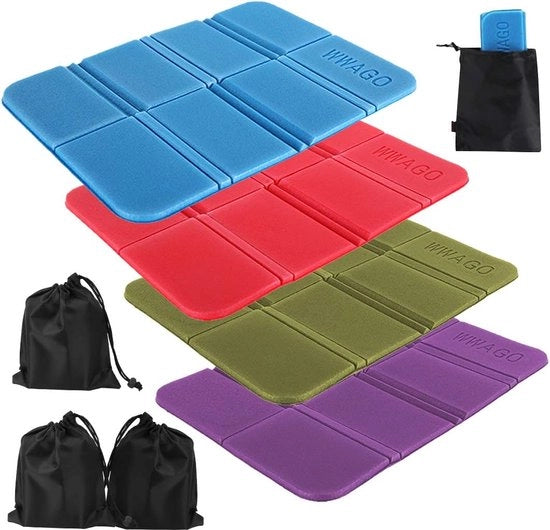 Cuscino da Sdraiarsi Esterno Resistente al Tempo Cuscino da Sdraiarsi Esterno Opacchiabile con Tasca Porta, Cuscino da Giardino Impermeabile, Accessori da Campeggio per Bambini