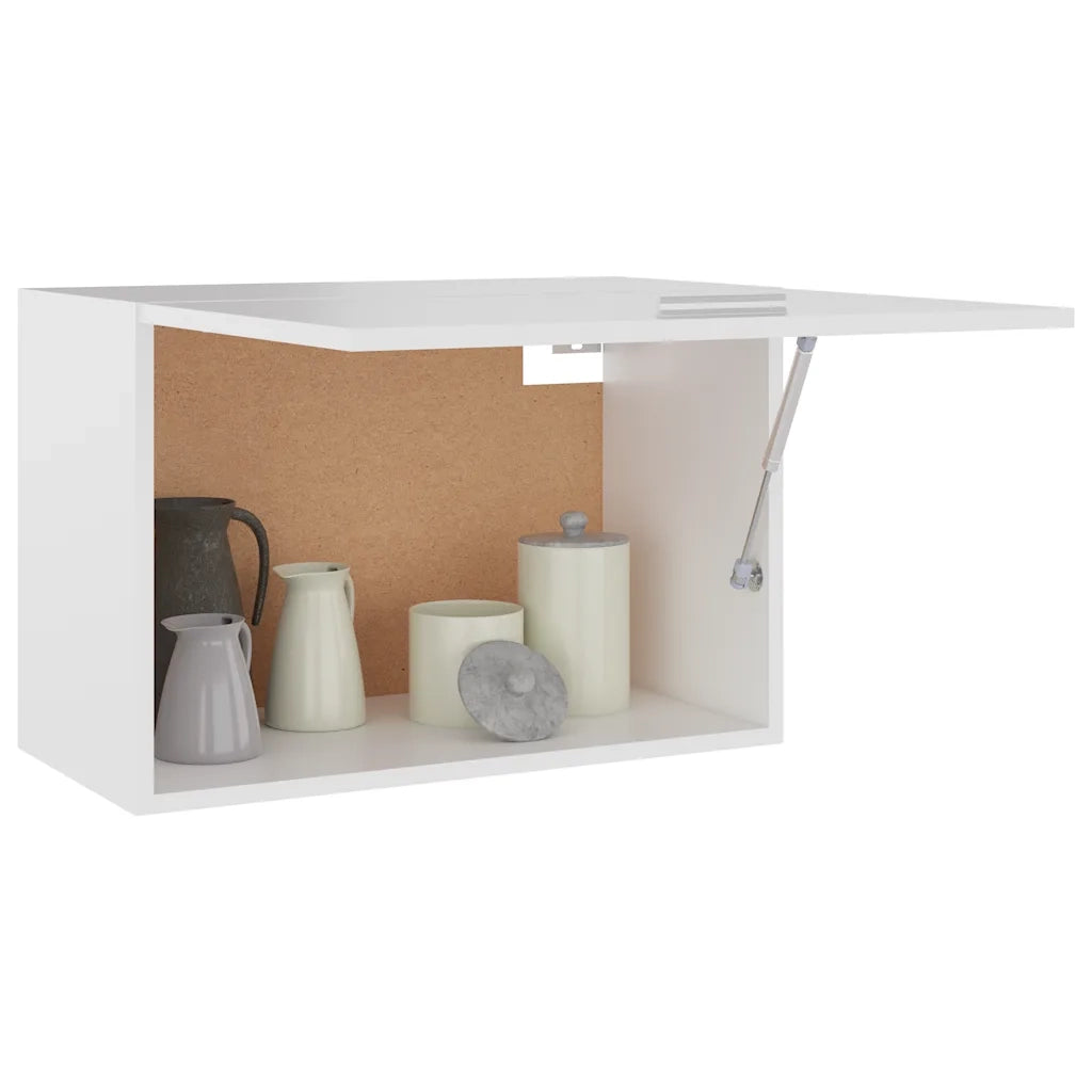 Mobile Pensile “Lyon” Bianco 60x31x40 cm in Legno Multistrato 802513