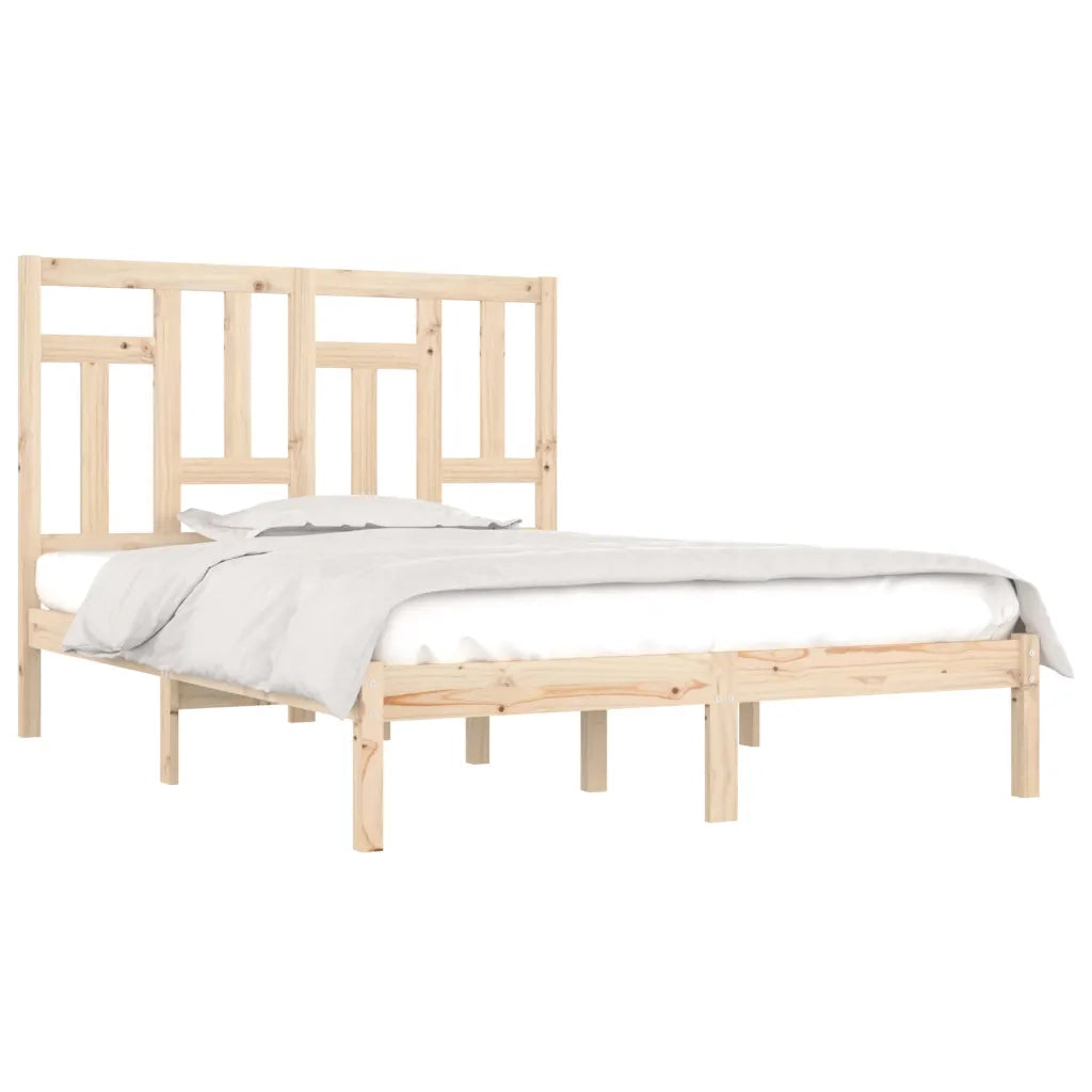 Giroletto-Struttura Letto in Legno Massello 120x190 cm Small Double 492170