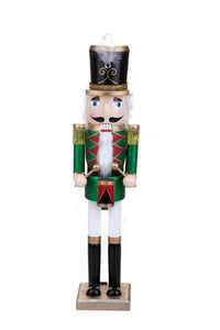 Soldato Schiaccianoci Natalizio Alto H50 cm in Legno