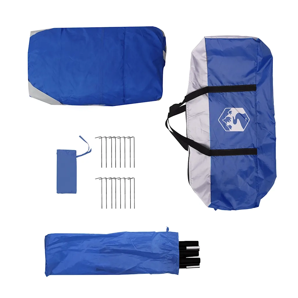 vidaXL Tenda per Feste Azzurra Impermeabile