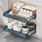 Estensione di carico - Organizzatore della cucina - 1 pezzo - Acciaio di carbonio - 31-52 cm