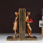 Sostegni Librari in Cera Pesante - Decorazione Creativa per la Casa - Supporto Libro - Manufatto Artigianale - Scultura - Qualità Elevata e Duratura - Decorazione Libreria