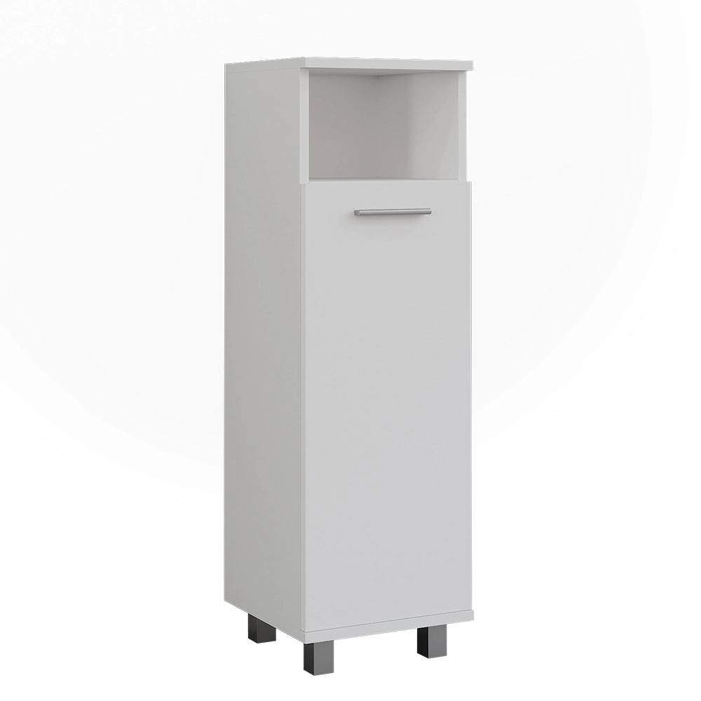 Vicco Mobiletto midi Bianco 30.2 x 95 cm con porta