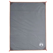 Tovaglia da Picnic con Picchetti Grigio e Arancione 205x155 cm CFW7765867