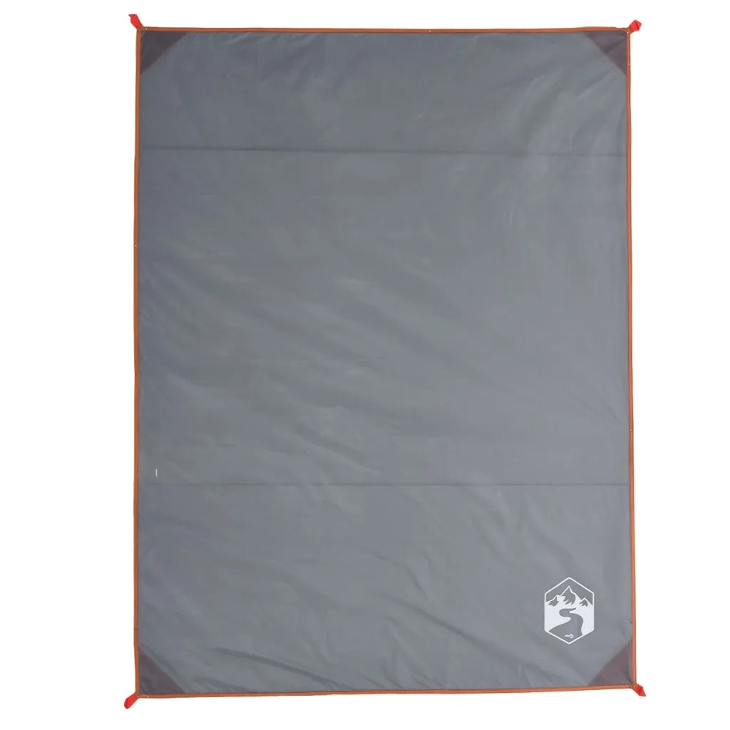 Tovaglia da Picnic con Picchetti Grigio e Arancione 205x155 cm CFW7765867
