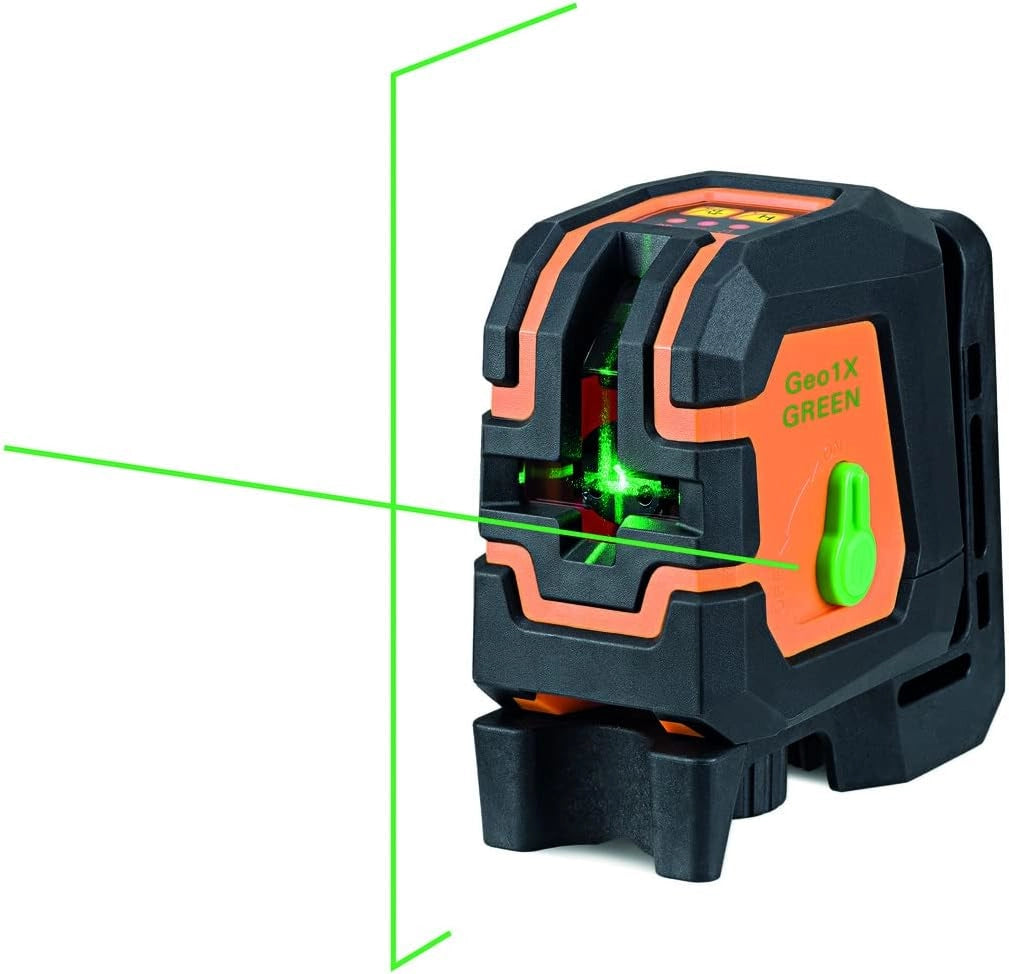 GMBH Geo1X-Green - Laser a linee incrociate con supporto multifunzione