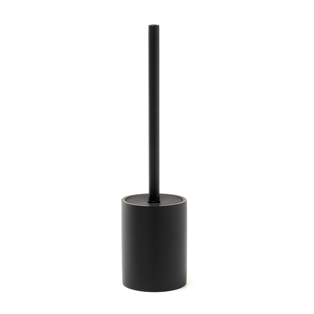 Scopino WC con ciuffo in setole d’appoggio in resina BR33 Gedy serie BRENDA Nero