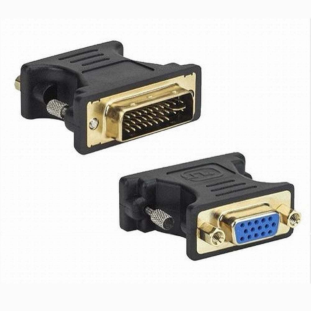 Trade Shop - Connettore Adattatore Video Tv Da Vga Femmina A Dvi Maschio Convertitore C-053 -